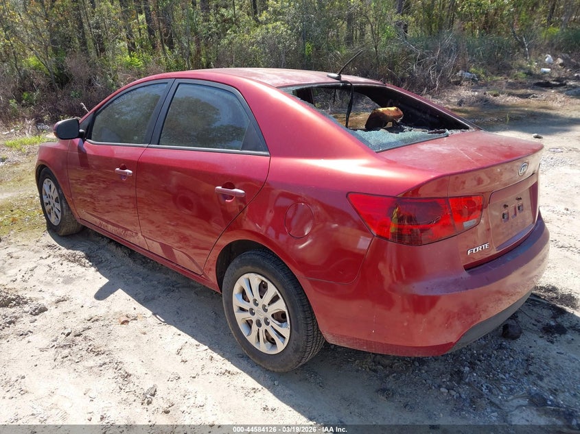 2011 Kia Forte VIN KNAFU4A24B5354581 IAAI salvage auction — TOTAL BURN, Certificate Of Destruction (Louisiana), sold $100 on 2026-07-31 (photo 3)
