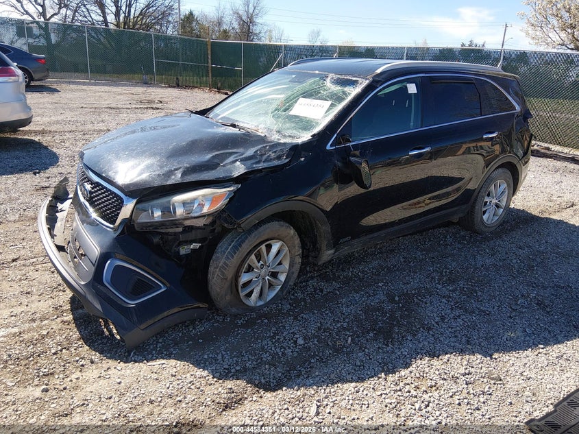 2016 Kia Sorento VIN 5XYPGDA30GG087526 IAAI salvage auction — FRONT END, Salvage (Kentucky), sold $550 on 2026-07-15 (photo 2)