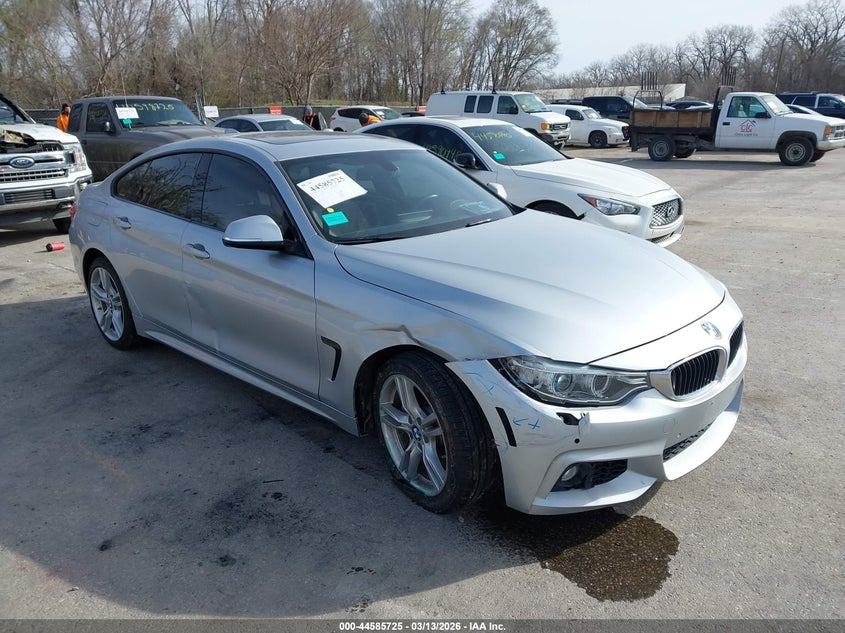 2016 BMW 4er VIN WBA4C9C55GG137275 IAAI salvage auction — RIGHT FRONT, Clear (Kansas), sold $4,850 on 2026-07-15 (photo 1)