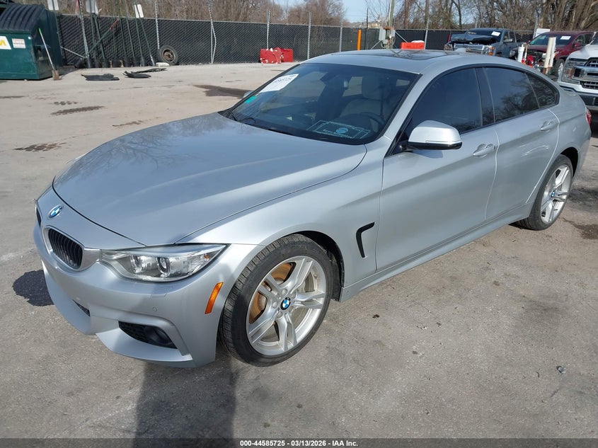 2016 BMW 4er VIN WBA4C9C55GG137275 IAAI salvage auction — RIGHT FRONT, Clear (Kansas), sold $4,850 on 2026-07-15 (photo 2)