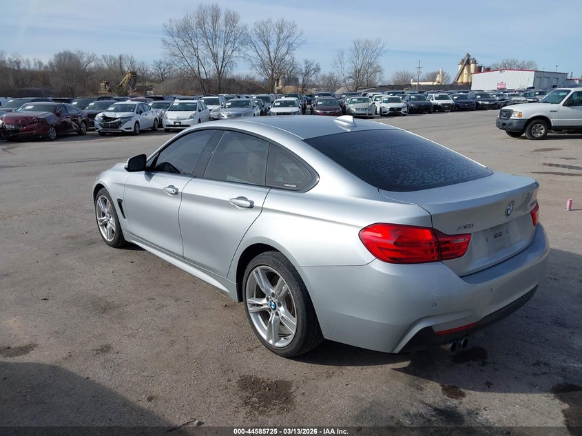2016 BMW 4er VIN WBA4C9C55GG137275 IAAI salvage auction — RIGHT FRONT, Clear (Kansas), sold $4,850 on 2026-07-15 (photo 3)