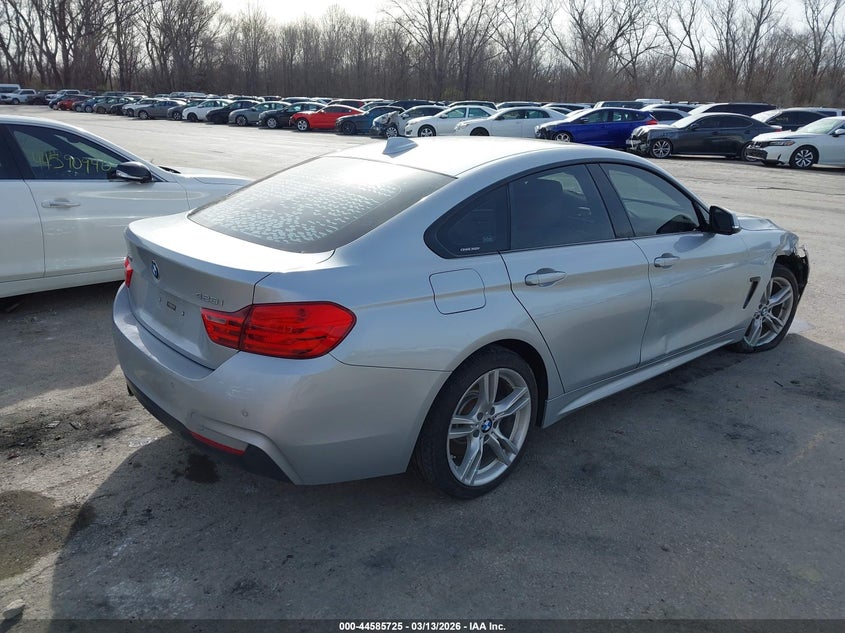 2016 BMW 4er VIN WBA4C9C55GG137275 IAAI salvage auction — RIGHT FRONT, Clear (Kansas), sold $4,850 on 2026-07-15 (photo 4)