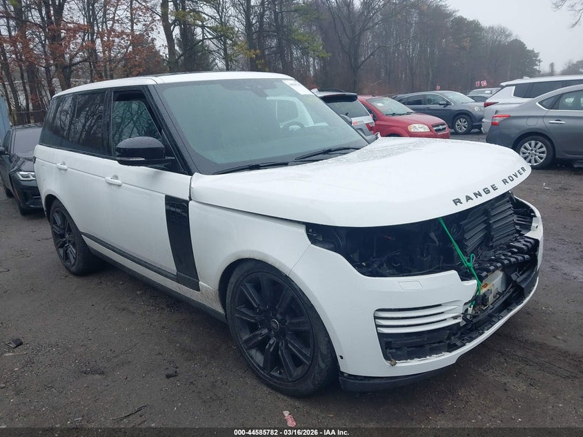 2020 Land rover RANGE ROVER VIN SALGS2RU9LA590958 IAAI salvage auction — FRONT END, Salvage Title, sold $15,600 on 2026-07-21 (photo 1)