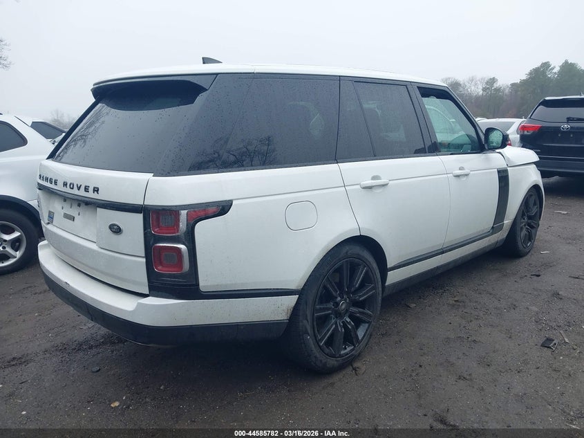 2020 Land rover RANGE ROVER VIN SALGS2RU9LA590958 IAAI salvage auction — FRONT END, Salvage Title, sold $15,600 on 2026-07-21 (photo 4)