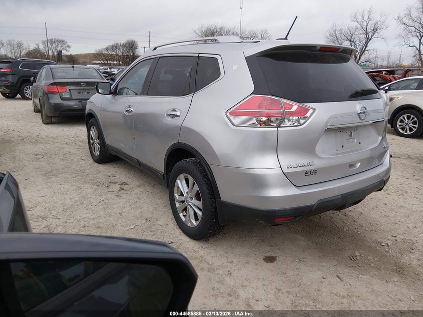 2016 Nissan Rogue VIN KNMAT2MV8GP694306 IAAI salvage auction — FRONT END, Salvage Title, sold $1,500 on 2026-07-29 (photo 3)