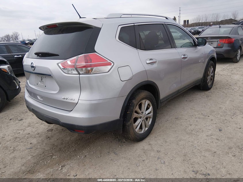 2016 Nissan Rogue VIN KNMAT2MV8GP694306 IAAI salvage auction — FRONT END, Salvage Title, sold $1,500 on 2026-07-29 (photo 4)