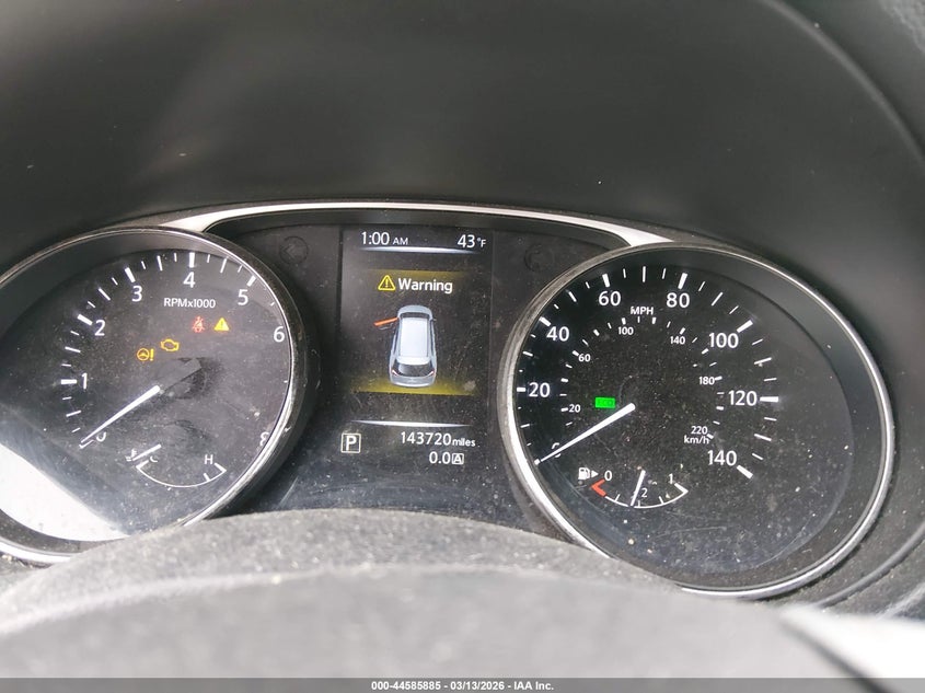 2016 Nissan Rogue VIN KNMAT2MV8GP694306 IAAI salvage auction — FRONT END, Salvage Title, sold $1,500 on 2026-07-29 (photo 7)