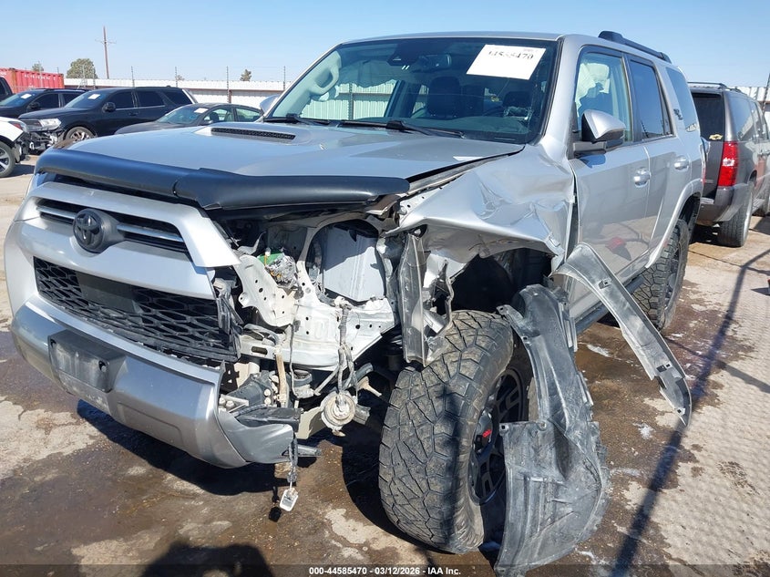2022 Toyota 4runner VIN JTERU5JR6N6000218 IAAI salvage auction — LEFT FRONT, Original (Texas), sold $10,450 on 2026-07-07 (photo 6)