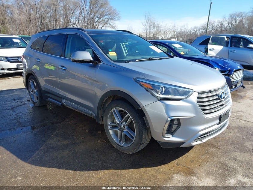 2017 Hyundai Santa fe VIN KM8SRDHF5HU222273 IAAI salvage auction — RIGHT SIDE, Salvage Title, sold $2,650 on 2026-07-22 (photo 1)