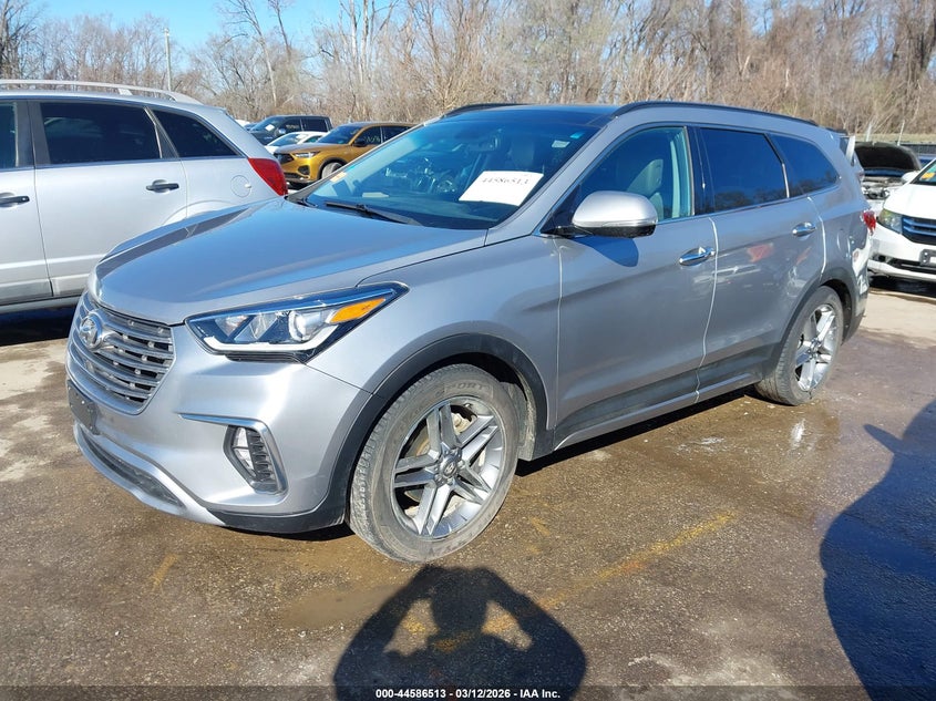 2017 Hyundai Santa fe VIN KM8SRDHF5HU222273 IAAI salvage auction — RIGHT SIDE, Salvage Title, sold $2,650 on 2026-07-22 (photo 2)