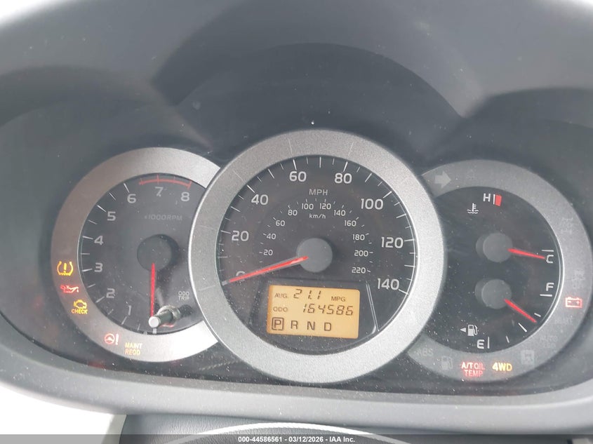 2009 Toyota Rav4 VIN JTMBF33V19D016360 IAAI salvage auction — FRONT END, Rebuildable (Florida), sold $625 on 2026-07-30 (photo 7)