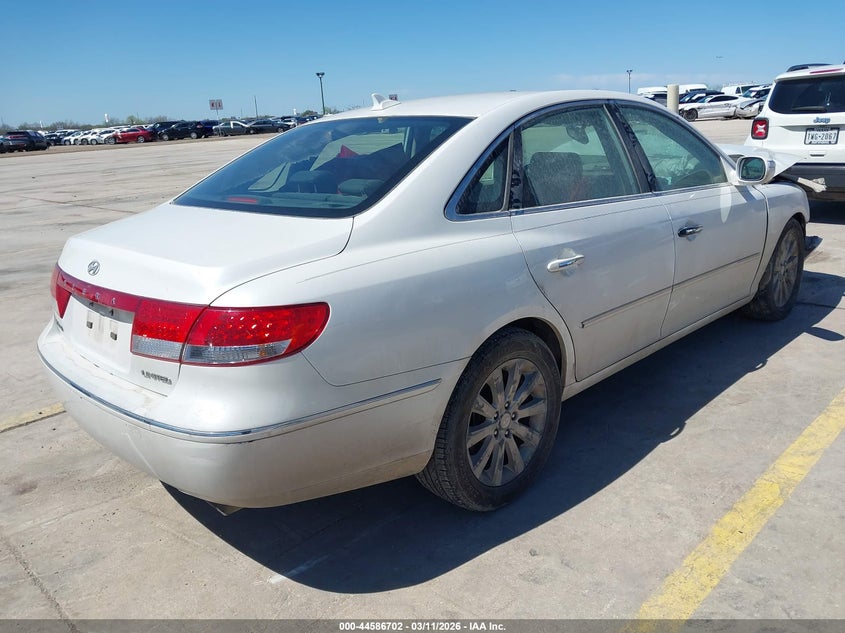 2009 Hyundai Azera VIN KMHFC46F59A392433 IAAI salvage auction — FRONT END, Salvage (Texas), sold $200 on 2026-07-29 (photo 4)