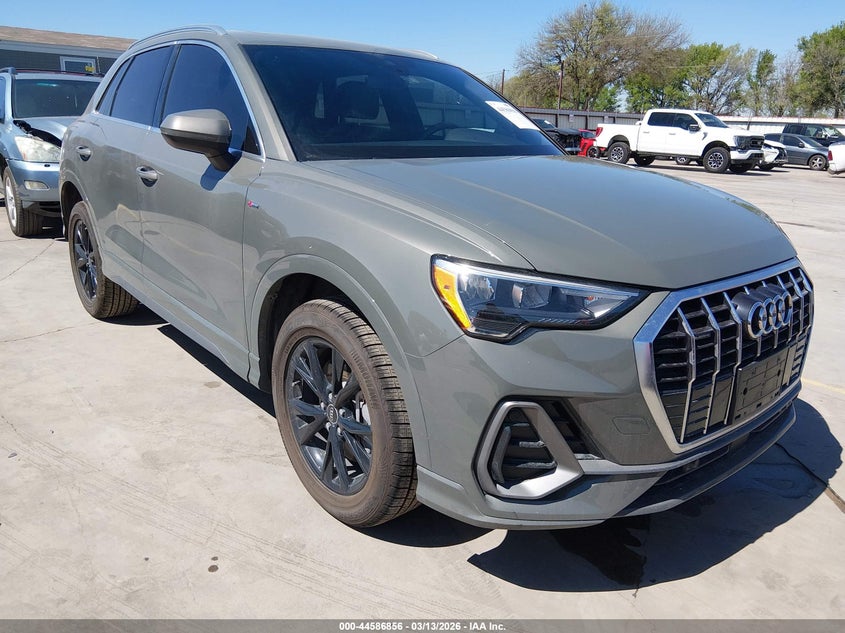 2022 Audi Q3 VIN WA1DECF33N1072358 IAAI salvage auction — LEFT REAR, Original (Texas), sold $15,050 on 2026-07-14 (photo 1)