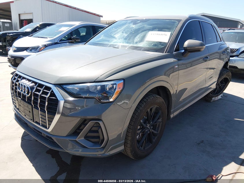 2022 Audi Q3 VIN WA1DECF33N1072358 IAAI salvage auction — LEFT REAR, Original (Texas), sold $15,050 on 2026-07-14 (photo 2)