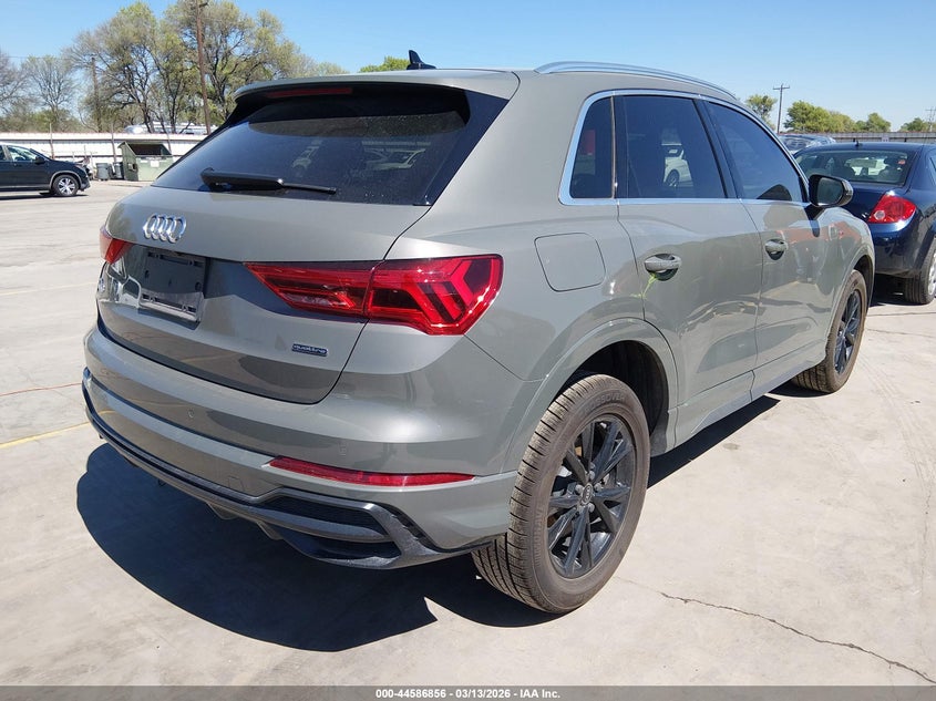 2022 Audi Q3 VIN WA1DECF33N1072358 IAAI salvage auction — LEFT REAR, Original (Texas), sold $15,050 on 2026-07-14 (photo 4)
