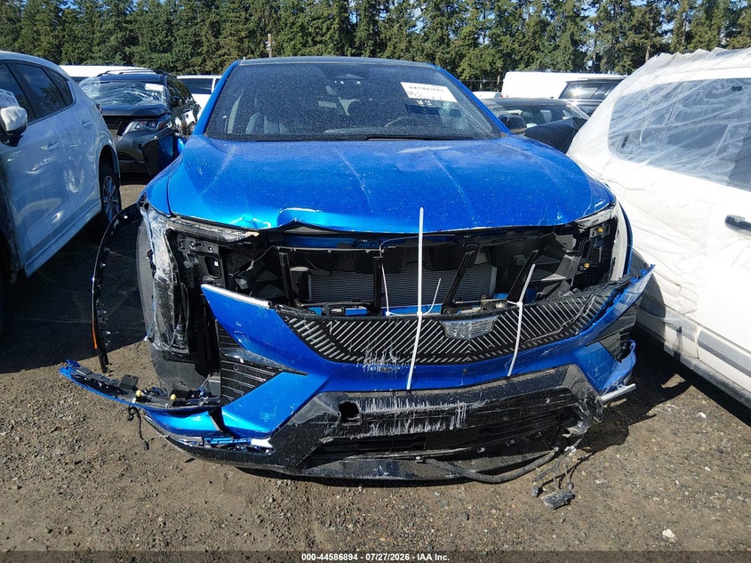 2025 Cadillac Optiq VIN 3GYK3DMR5SS236116 IAAI salvage auction — FRONT END, Bill Of Sale (Washington), sold $11,400 on 2026-08-03 (photo 6)