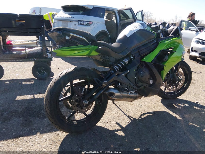 2014 Kawasaki Ninja VIN JKAEXEF12EDA16406 IAAI salvage auction — FRONT END, Salvage (Colorado), sold $175 on 2026-07-22 (photo 4)