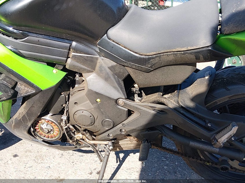 2014 Kawasaki Ninja VIN JKAEXEF12EDA16406 IAAI salvage auction — FRONT END, Salvage (Colorado), sold $175 on 2026-07-22 (photo 9)
