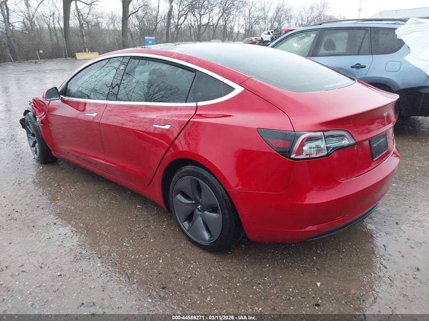 2020 Tesla Model 3 VIN 5YJ3E1EB1LF600384 IAAI salvage auction — FRONT END, Salvage (Indiana), sold $4,250 on 2026-07-08 (photo 3)