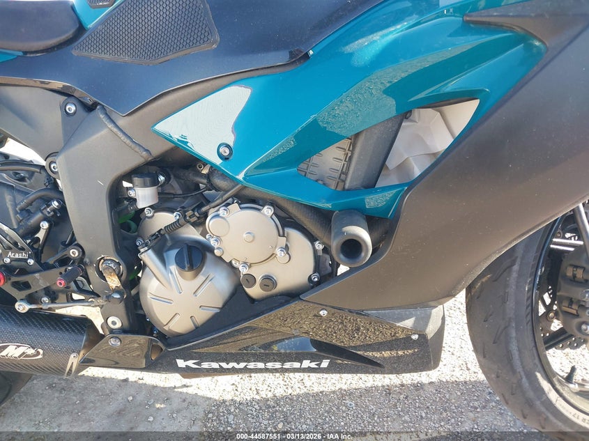 2021 Kawasaki Zx VIN JKBZXJH13MA007763 IAAI salvage auction — THEFT, Salvage Title, sold $1,050 on 2026-07-29 (photo 8)