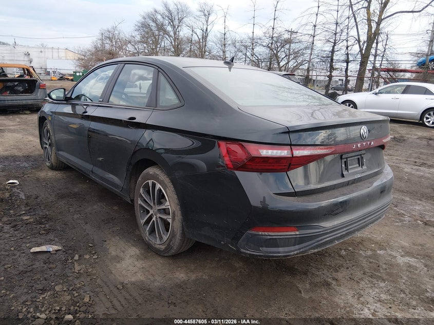 2025 Volkswagen Jetta VIN 3VWBX7BUXSM103422 IAAI salvage auction — FRONT END, Salvage (New Jersey), sold $4,300 on 2026-07-09 (photo 3)
