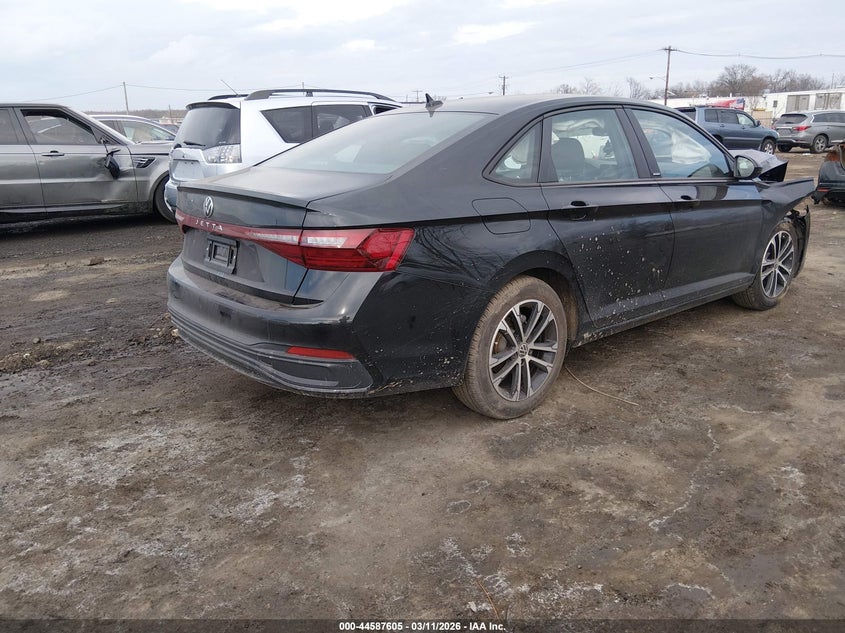 2025 Volkswagen Jetta VIN 3VWBX7BUXSM103422 IAAI salvage auction — FRONT END, Salvage (New Jersey), sold $4,300 on 2026-07-09 (photo 4)