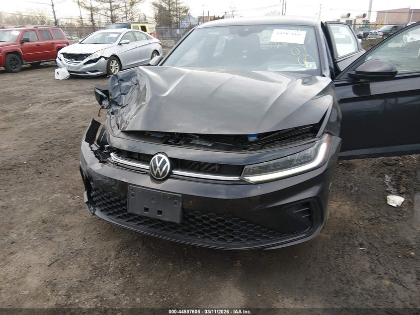 2025 Volkswagen Jetta VIN 3VWBX7BUXSM103422 IAAI salvage auction — FRONT END, Salvage (New Jersey), sold $4,300 on 2026-07-09 (photo 6)