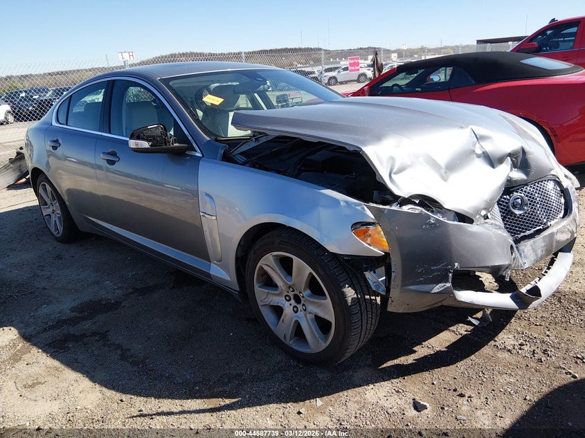 2009 Jaguar Xf VIN SAJWA05B49HR43767 IAAI salvage auction — FRONT END, Salvage (Oklahoma), sold $400 on 2026-07-07 (photo 1)