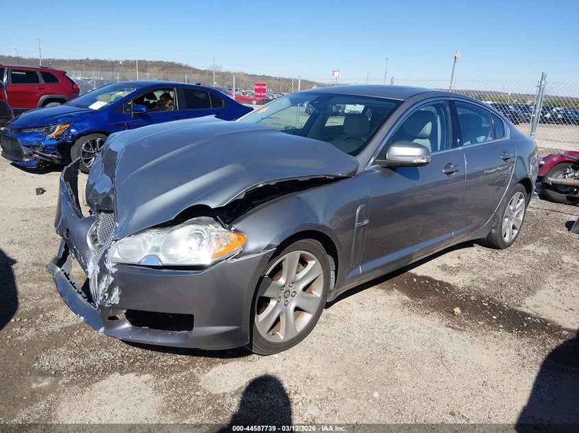 2009 Jaguar Xf VIN SAJWA05B49HR43767 IAAI salvage auction — FRONT END, Salvage (Oklahoma), sold $400 on 2026-07-07 (photo 2)