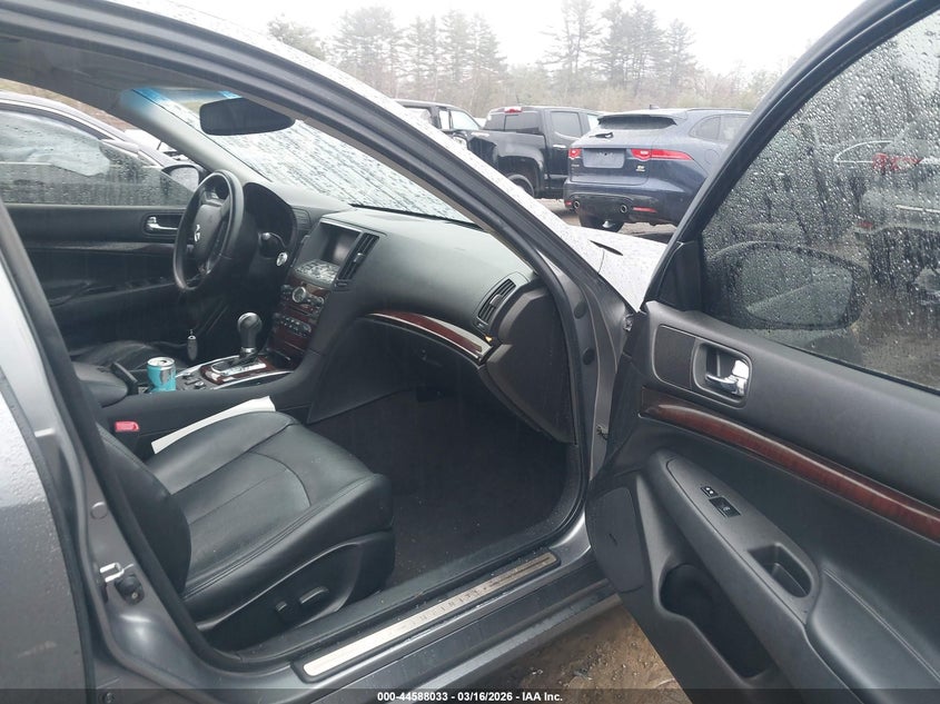 2010 Infiniti G VIN JN1CV6AR8AM451074 IAAI salvage auction — LEFT FRONT, Salvage (Massachusetts), sold $425 on 2026-07-10 (photo 5)