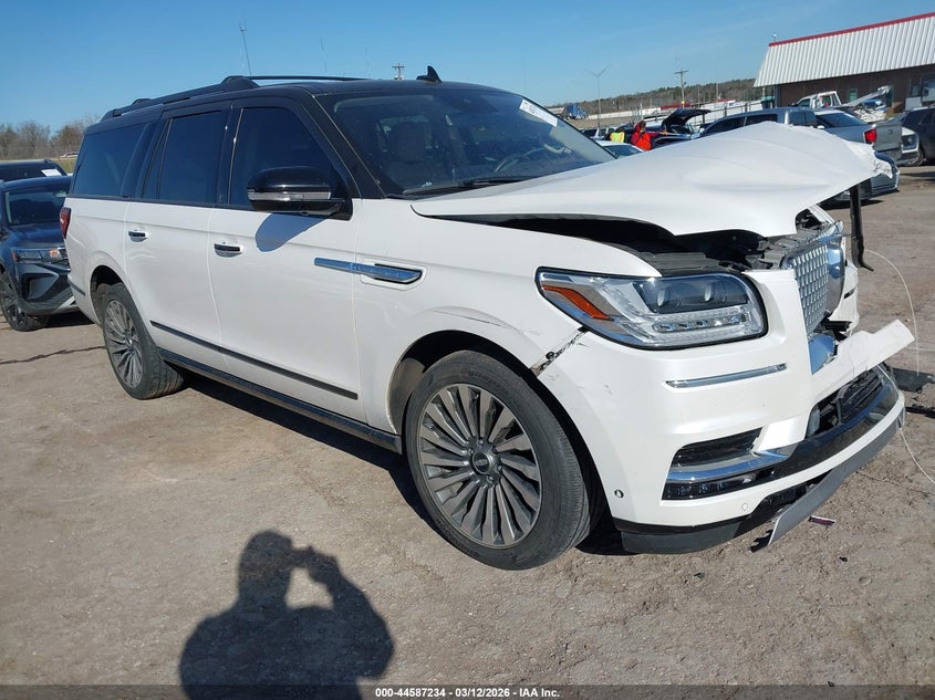 2019 Lincoln Navigator VIN 5LMJJ3LT7KEL26594 IAAI salvage auction — FRONT END, Clear (Oklahoma), sold $15,200 on 2026-07-22 (photo 1)