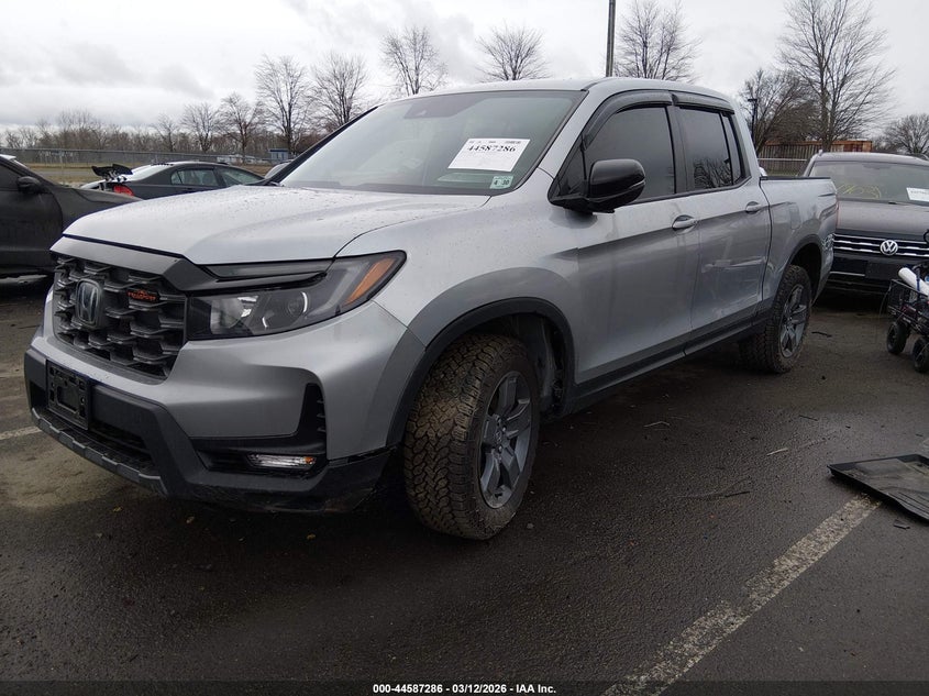 2025 Honda Ridgeline VIN 5FPYK3F65SB027376 IAAI salvage auction — RIGHT FRONT, Salvage (New Jersey), sold $12,800 on 2026-07-05 (photo 2)