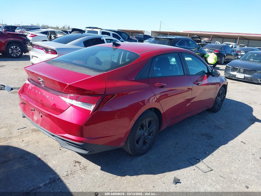 2021 Hyundai Elantra VIN KMHLM4AG7MU199613 IAAI salvage auction — FRONT END, Original (Texas), sold $5,600 on 2026-07-08 (photo 4)