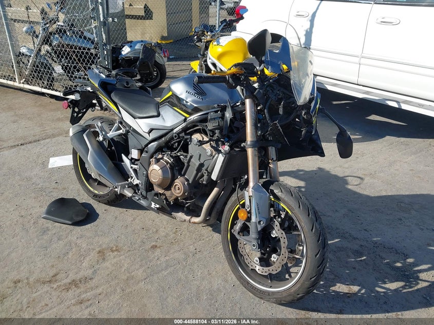 2022 Honda Cbr VIN MLHPC6250N5300064 IAAI salvage auction — FRONT END, Salvage (California), sold $225 on 2026-07-22 (photo 1)