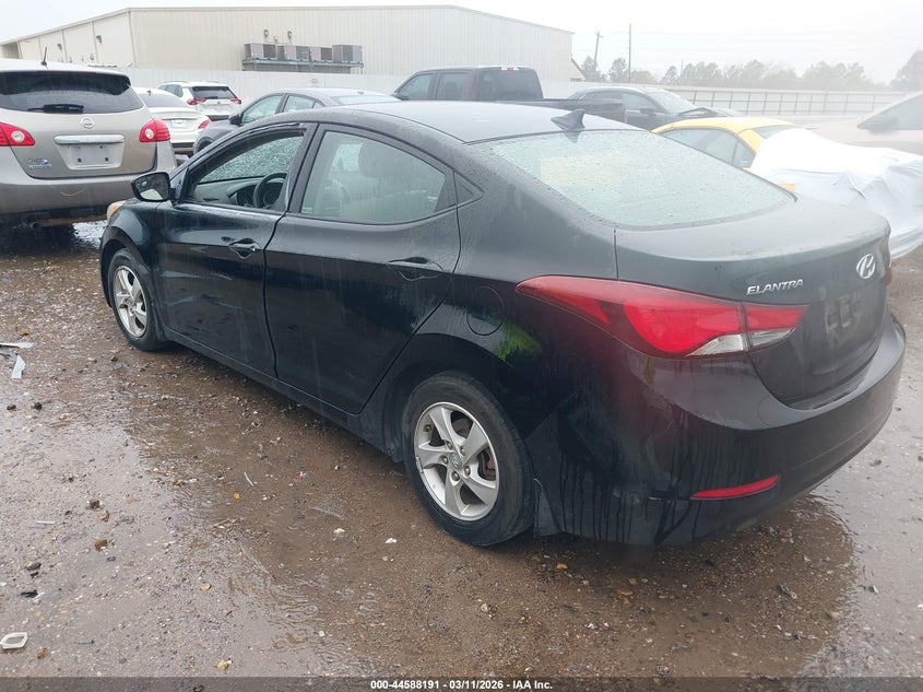2014 Hyundai Elantra VIN KMHDH4AE6EU093680 IAAI salvage auction — RIGHT SIDE, Salvage Title, sold $1,350 on 2026-07-09 (photo 3)