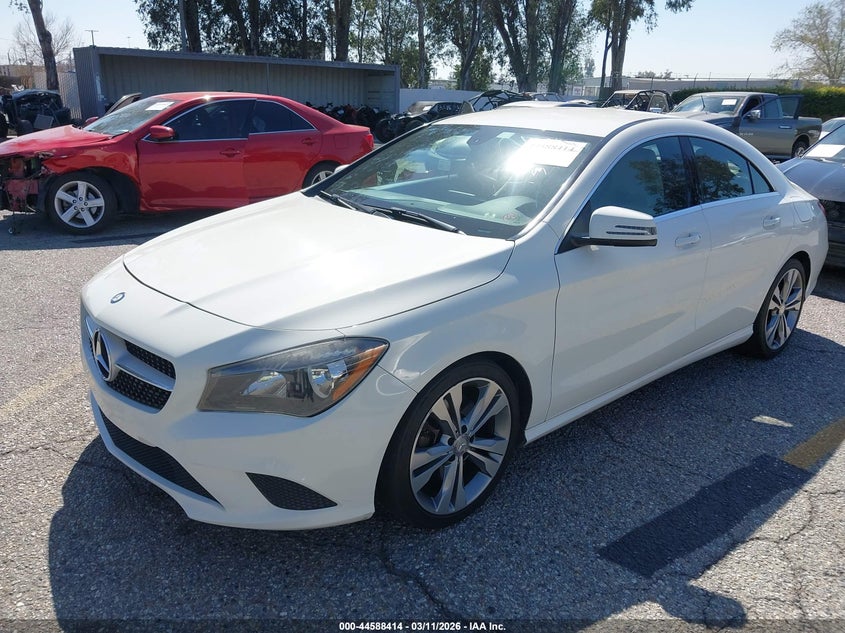 2014 Mercedes-benz Cla-klasse VIN WDDSJ4EBXEN042649 IAAI salvage auction — FRONT & REAR, Non-Repairable (California), sold $3,200 on 2026-07-21 (photo 2)