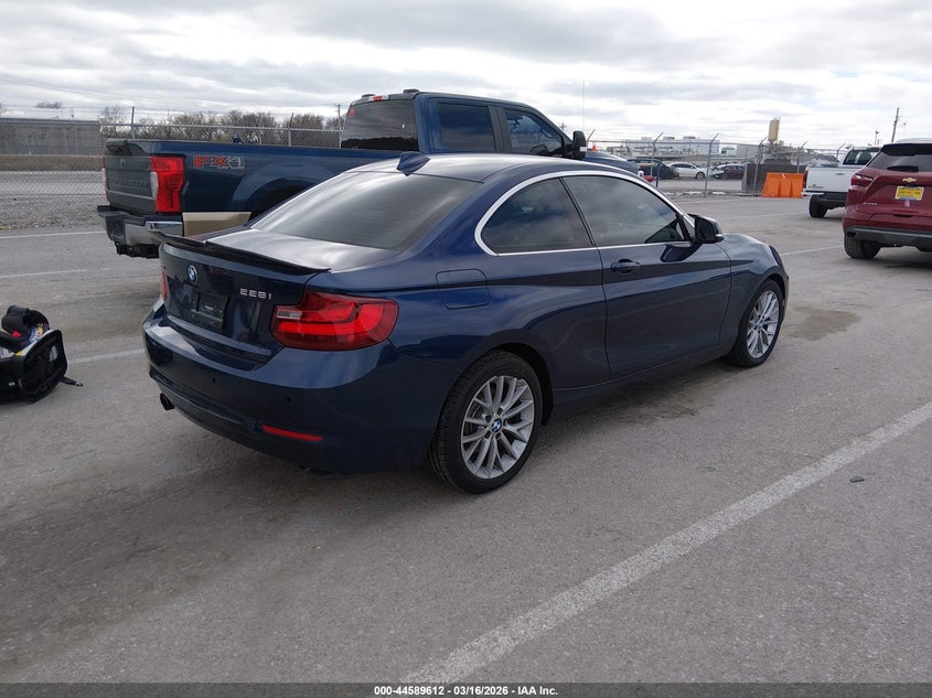 2016 BMW 2er VIN WBA1G9C54GV599345 IAAI salvage auction — LEFT SIDE, Salvage (Missouri), sold $2,900 on 2026-07-14 (photo 4)