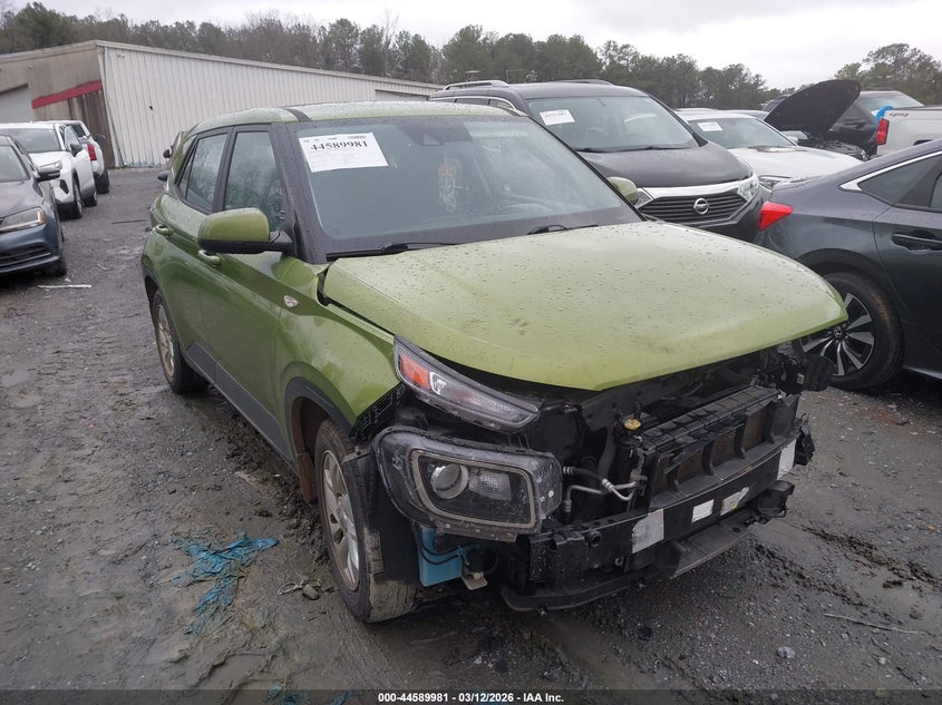 2021 Hyundai Venue VIN KMHRB8A36MU070086 IAAI salvage auction — FRONT END, Salvage Title, sold $2,250 on 2026-07-21 (photo 1)