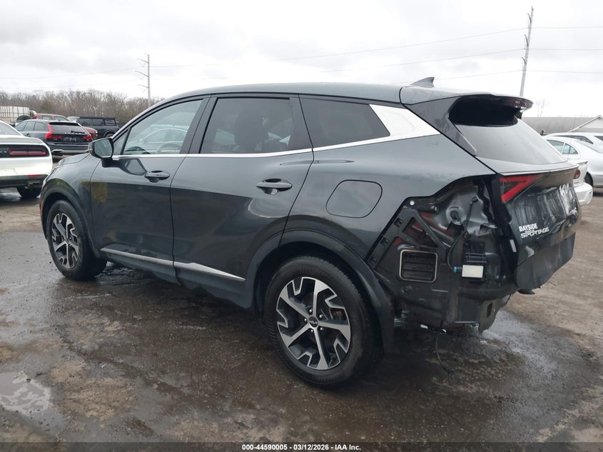 2023 Kia Sportage VIN 5XYK33AF4PG037660 IAAI salvage auction — REAR END, Salvage - Greater Than 75% (Maryland), sold $7,300 on 2026-07-15 (photo 3)