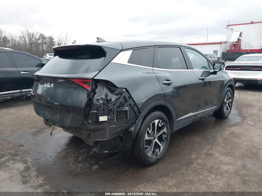 2023 Kia Sportage VIN 5XYK33AF4PG037660 IAAI salvage auction — REAR END, Salvage - Greater Than 75% (Maryland), sold $7,300 on 2026-07-15 (photo 4)