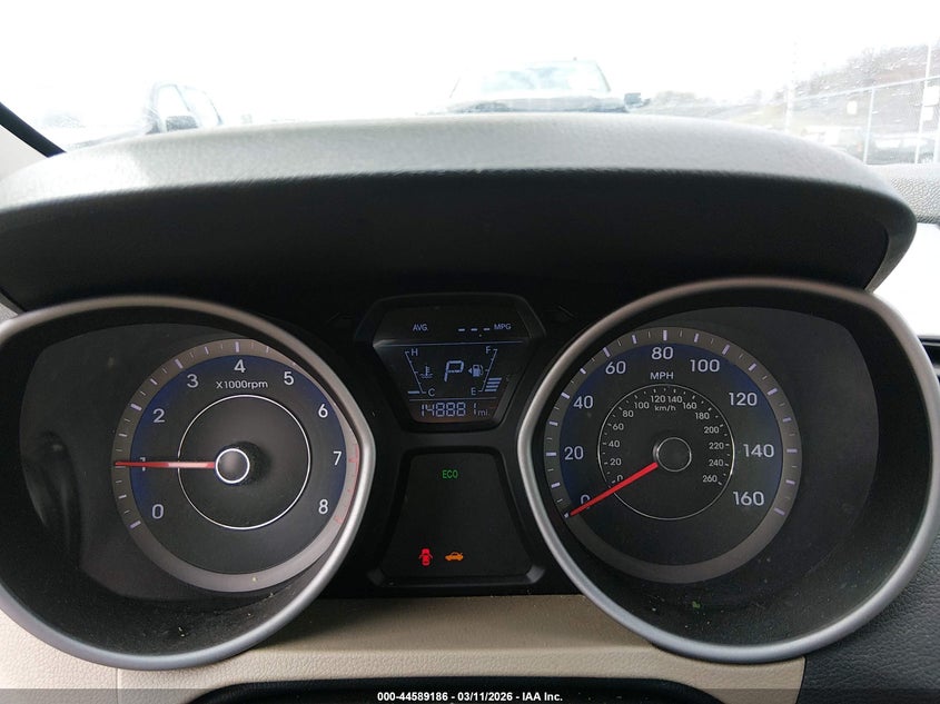 2016 Hyundai Elantra VIN KMHDH4AE1GU597377 IAAI salvage auction — REAR END, Salvage Title, sold $25 on 2026-07-23 (photo 7)