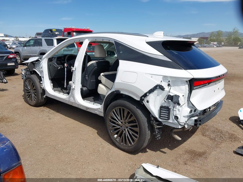 2023 Lexus Rx VIN 2T2BBMCA4PC021539 IAAI salvage auction — LEFT SIDE, Salvage Title, sold $23,150 on 2026-07-29 (photo 3)