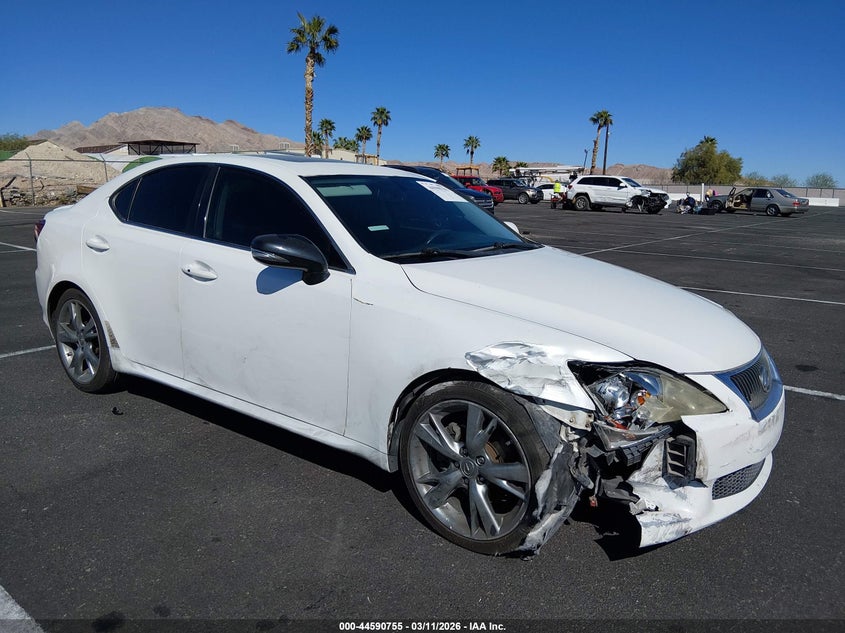 2010 Lexus Is VIN JTHBF5C26A5120230 IAAI salvage auction — RIGHT FRONT, Salvage (Nevada), sold $675 on 2026-07-24 (photo 1)