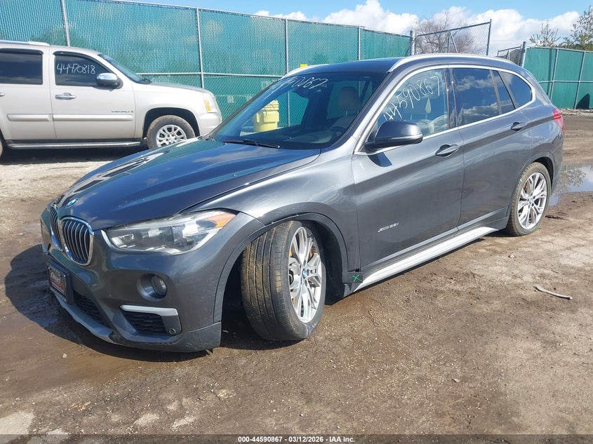2017 BMW X1 VIN WBXHT3Z39H4A54335 IAAI salvage auction — RIGHT FRONT, Salvage Title, sold $3,825 on 2026-07-07 (photo 2)