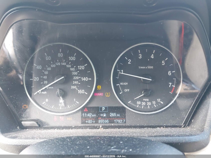 2017 BMW X1 VIN WBXHT3Z39H4A54335 IAAI salvage auction — RIGHT FRONT, Salvage Title, sold $3,825 on 2026-07-07 (photo 7)