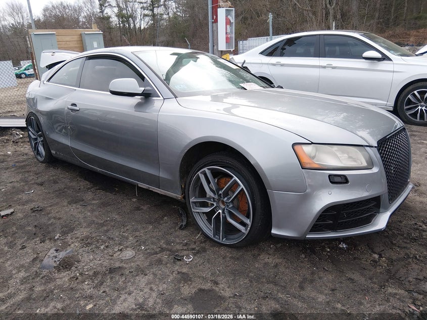 2011 Audi A5 VIN WAUCFAFR9BA079542 IAAI salvage auction — LEFT SIDE, Salvage (Massachusetts), sold $100 on 2026-07-21 (photo 1)