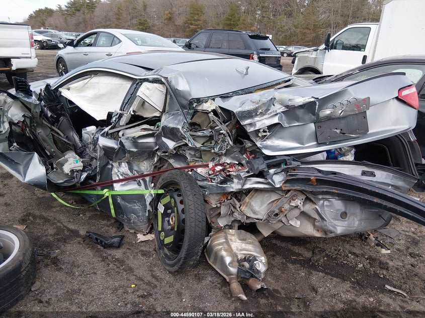 2011 Audi A5 VIN WAUCFAFR9BA079542 IAAI salvage auction — LEFT SIDE, Salvage (Massachusetts), sold $100 on 2026-07-21 (photo 3)