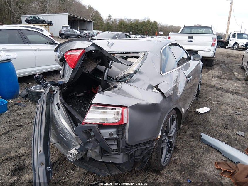 2011 Audi A5 VIN WAUCFAFR9BA079542 IAAI salvage auction — LEFT SIDE, Salvage (Massachusetts), sold $100 on 2026-07-21 (photo 4)