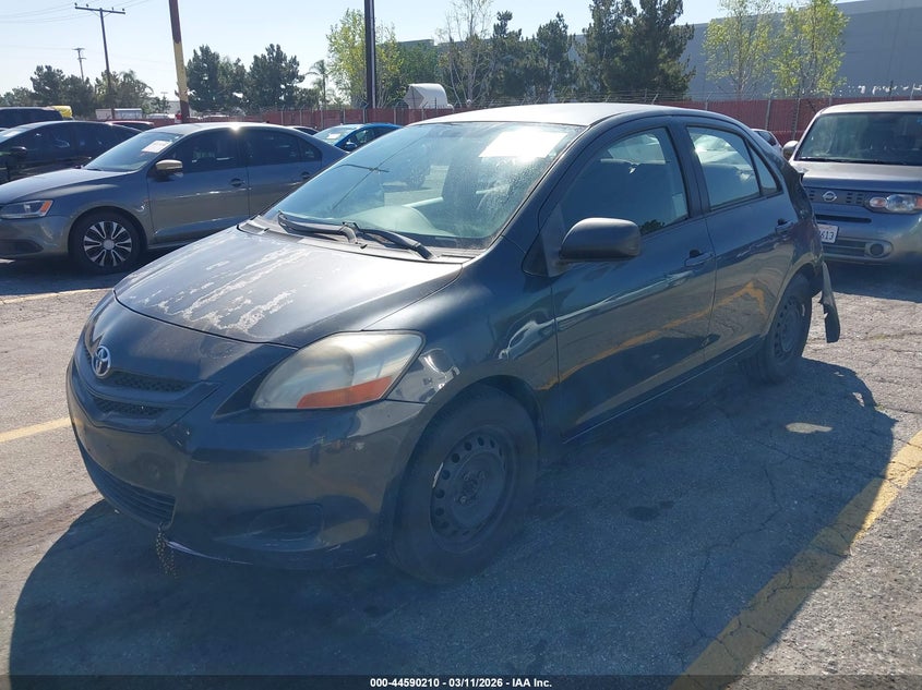 2007 Toyota Yaris VIN JTDBT923071113852 IAAI salvage auction — REAR END, Salvage (California), sold $850 on 2026-07-14 (photo 2)