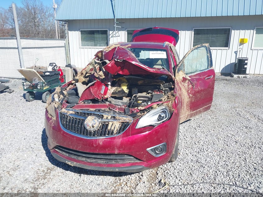 2020 Buick Envision VIN LRBFXCSA9LD018702 IAAI salvage auction — FRONT END, Original (Kentucky), sold $1,200 on 2026-07-21 (photo 6)